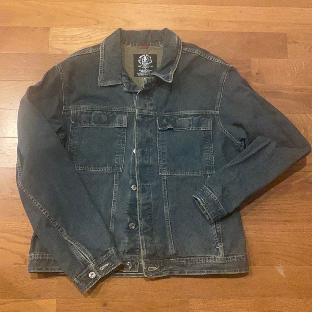 Men’s Monte Carlo Polo & Jockey Club denim Jacket size Medium 100% cotton
